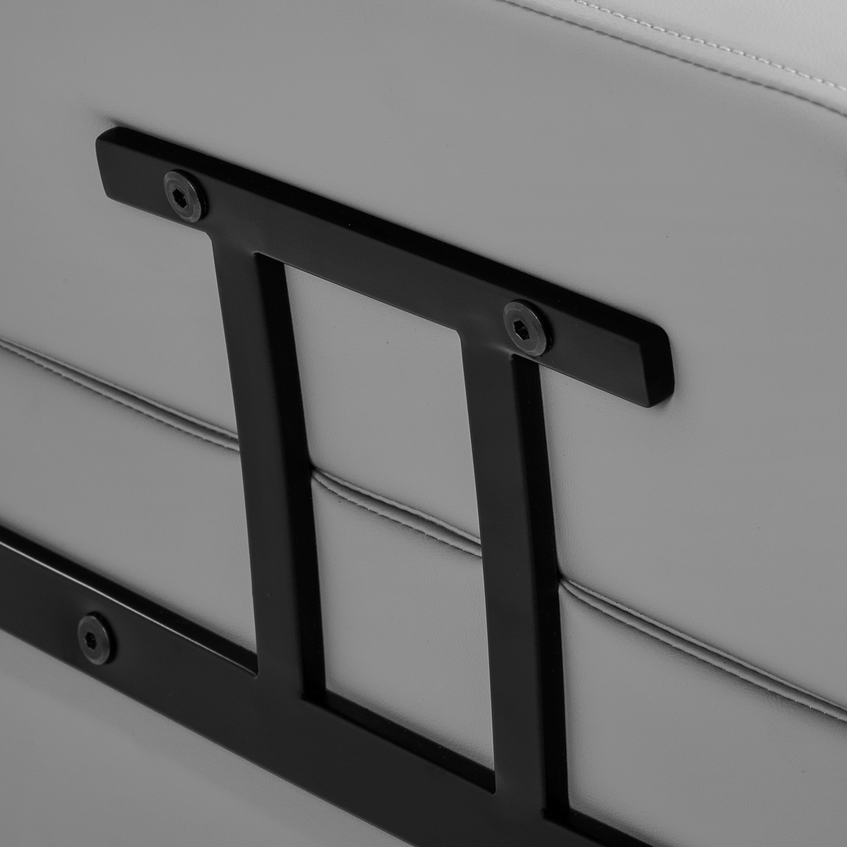 Čierno-šedé kadernícke kreslo Gabbiano Porto