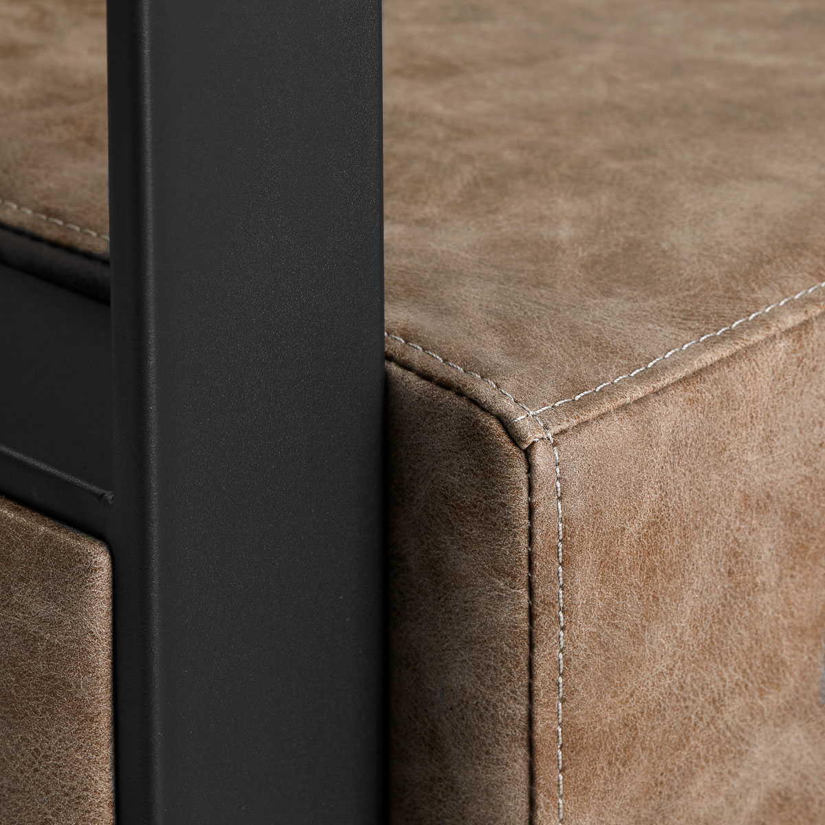 Gabbiano Modena starohnedé kadernícke kreslo