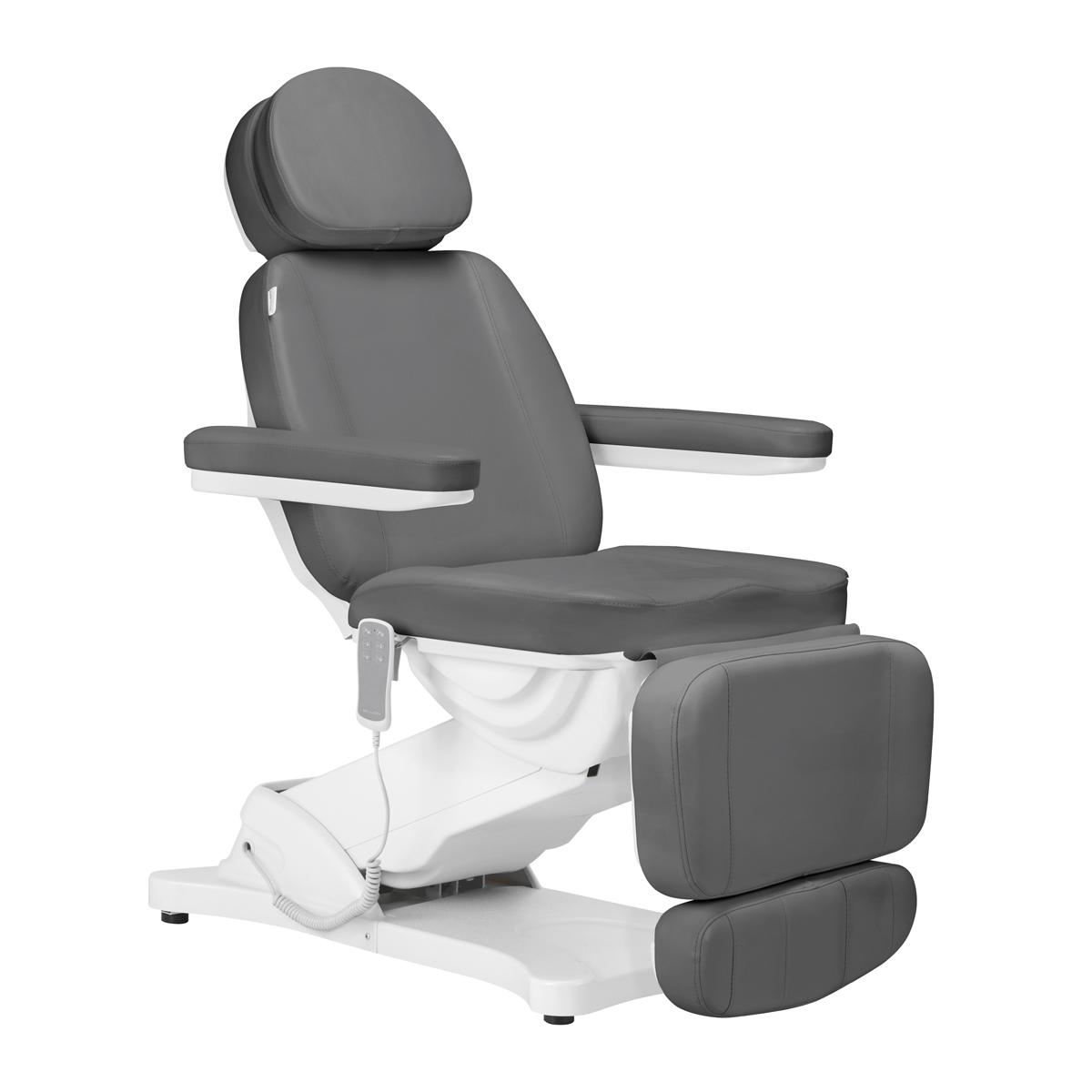 SILLON CLASSIC elektrické kozmetické kreslo, 3 motory, sivé