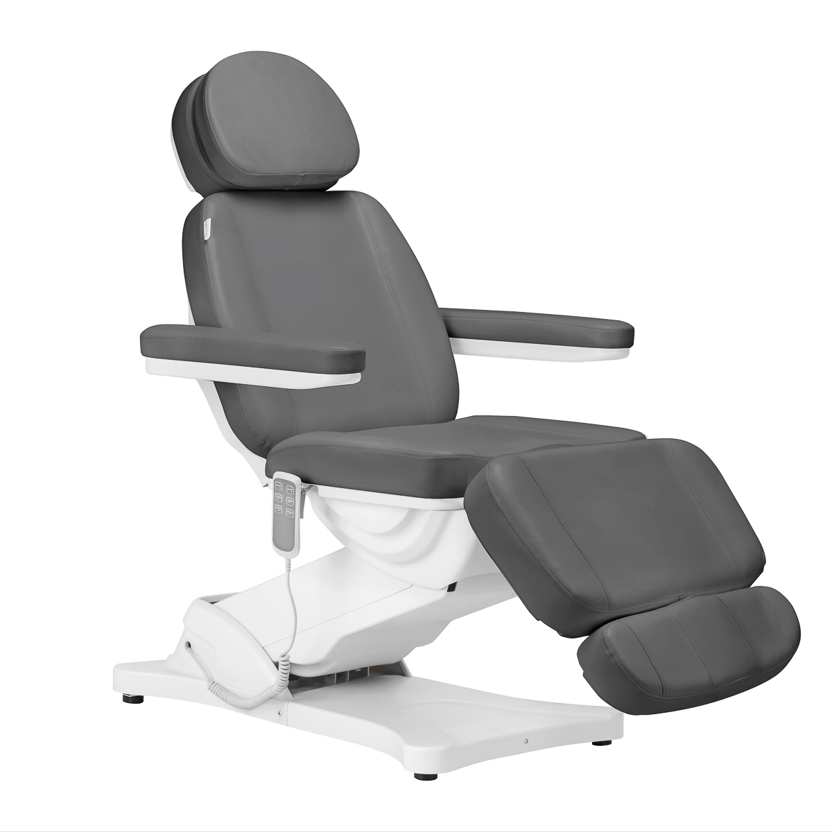 SILLON CLASSIC elektrické kozmetické kreslo, 3 motory, sivé