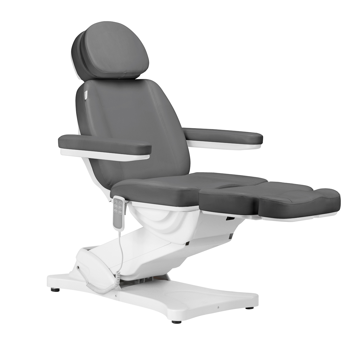 SILLON CLASSIC elektrické kozmetické kreslo, 3 motory, sivé