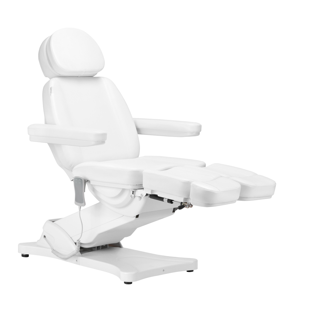 Elektrické pedikérske kreslo SILLON CLASSIC s 2 motormi, biele