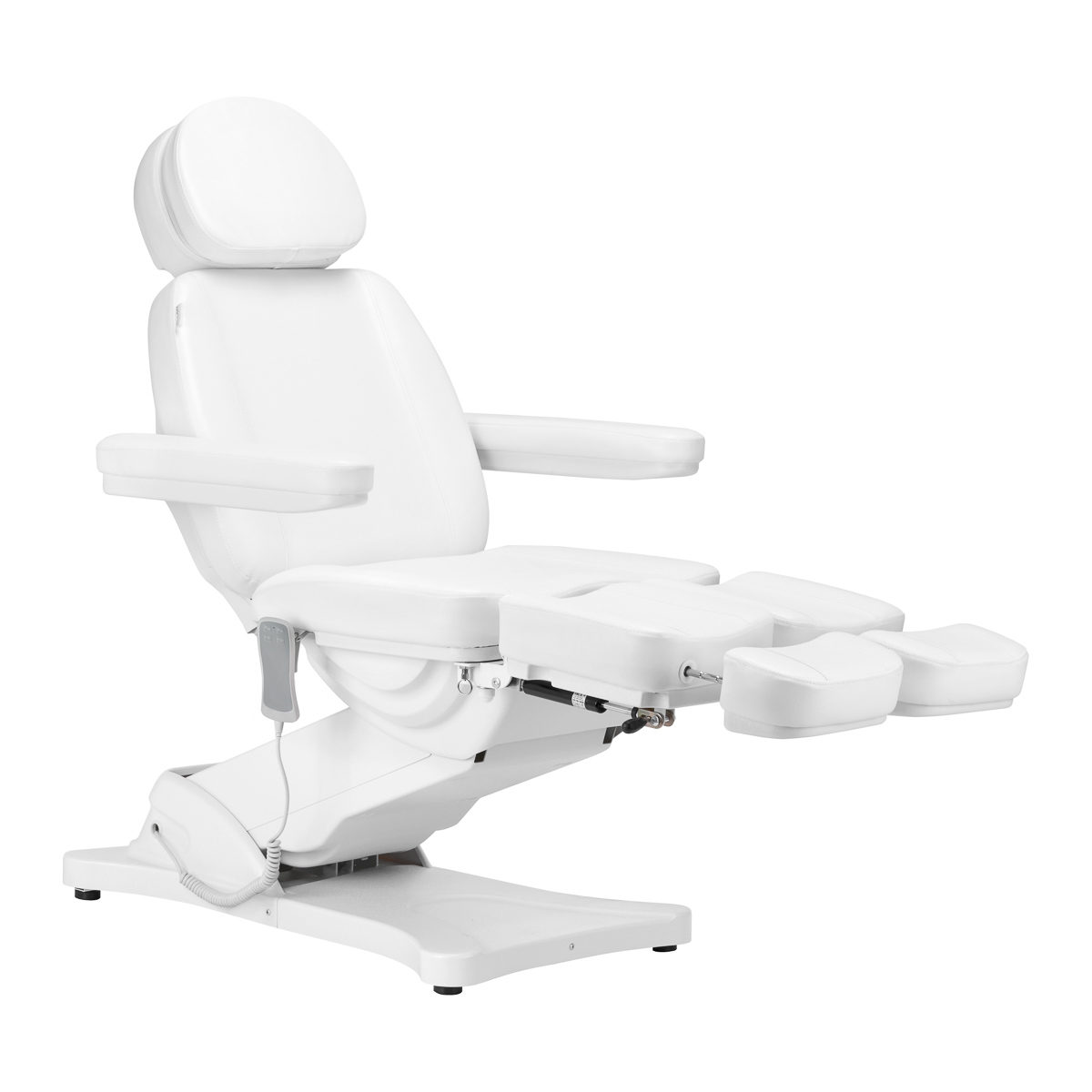 Elektrické pedikérske kreslo SILLON CLASSIC s 2 motormi, biele