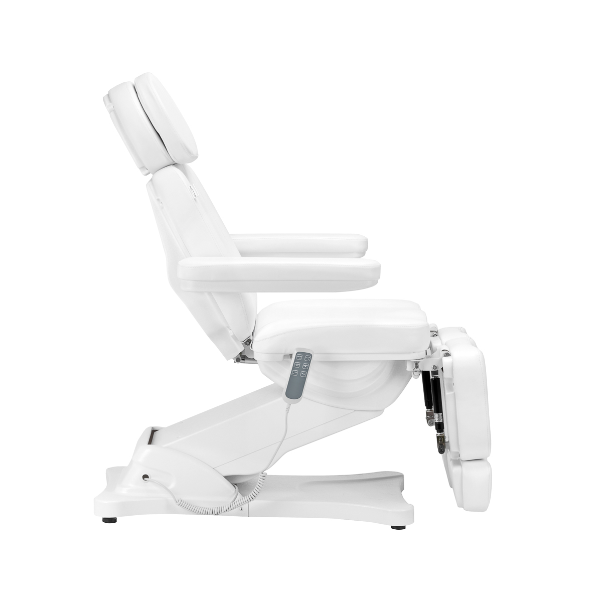 Pedikérske kreslo SILLON CLASSIC, 3 motory, s kolískou biele