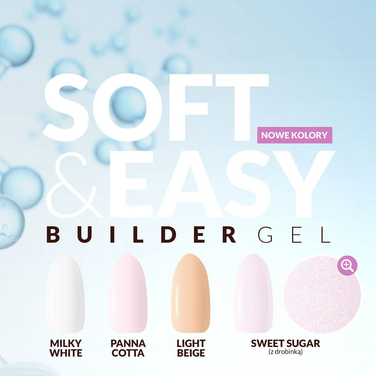 Claresa stavebný gél Soft & Easy svetlá béžová 45g