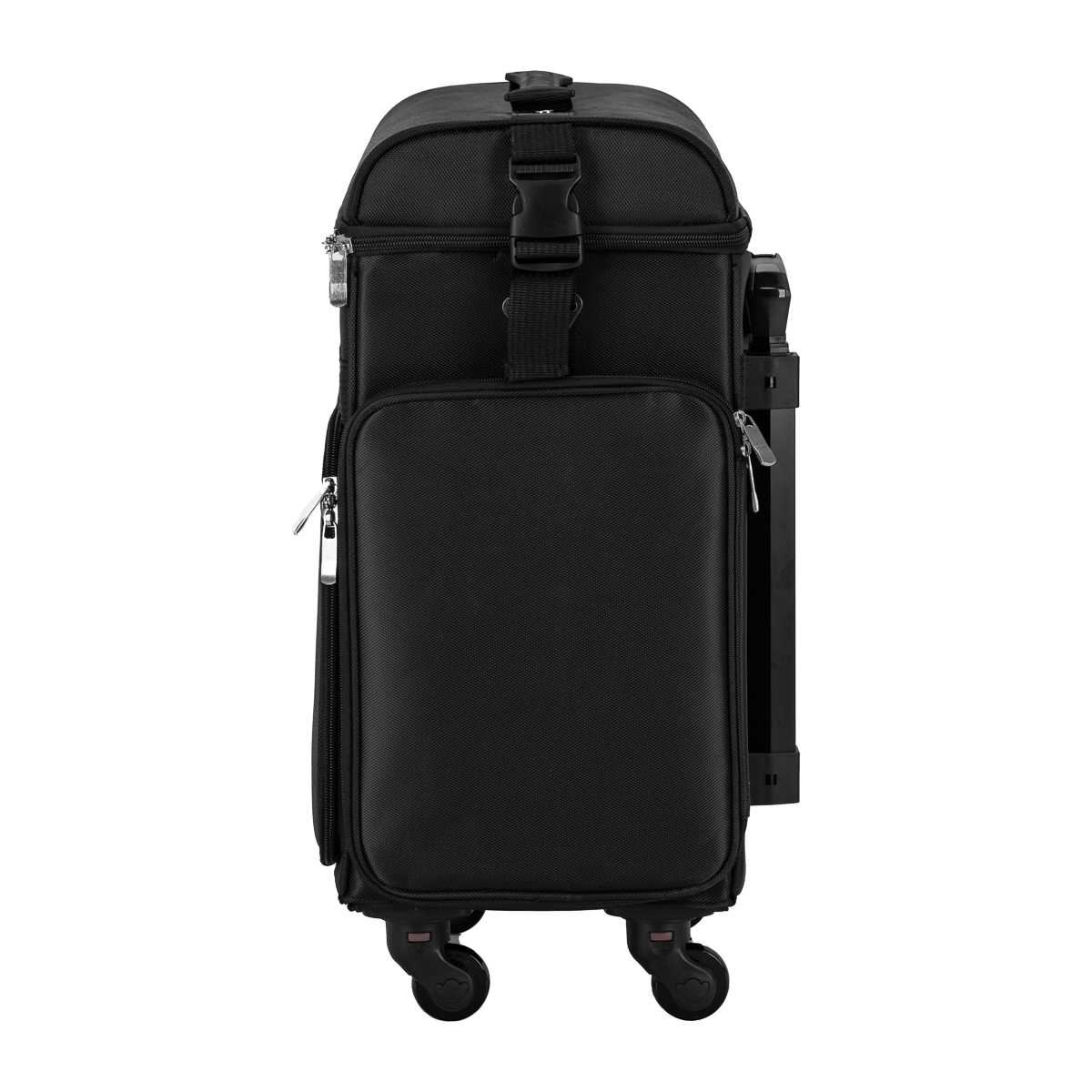 Kozmetický kufor čierny Look 328 na kolieskach