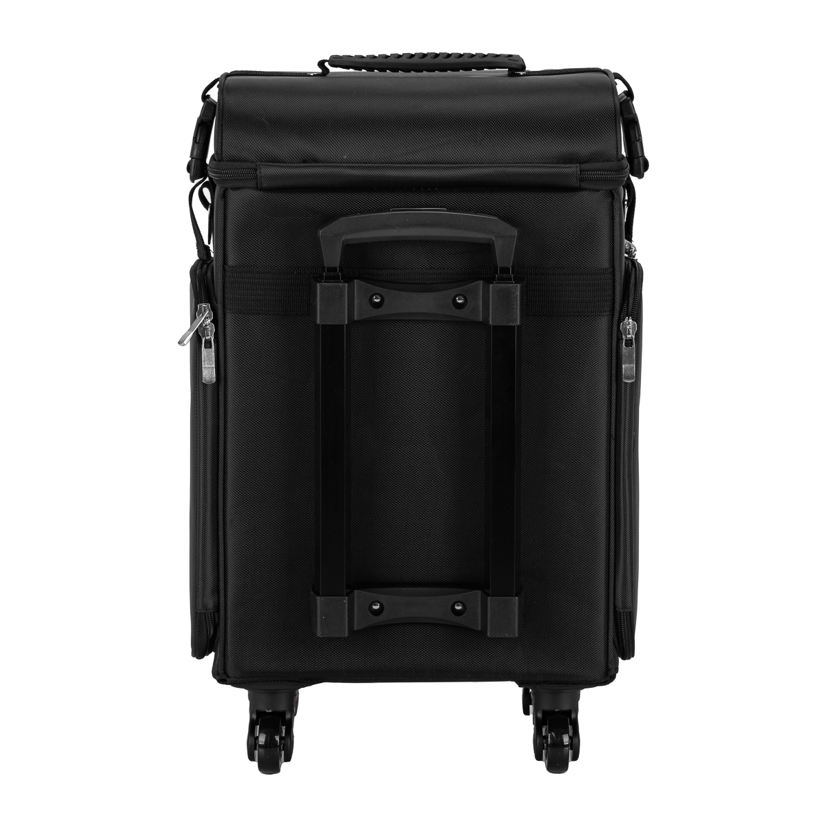 Kozmetický kufor čierny Look 328 na kolieskach