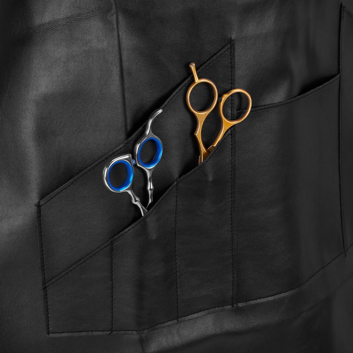 Barber zástera na strihanie K-508 čierna