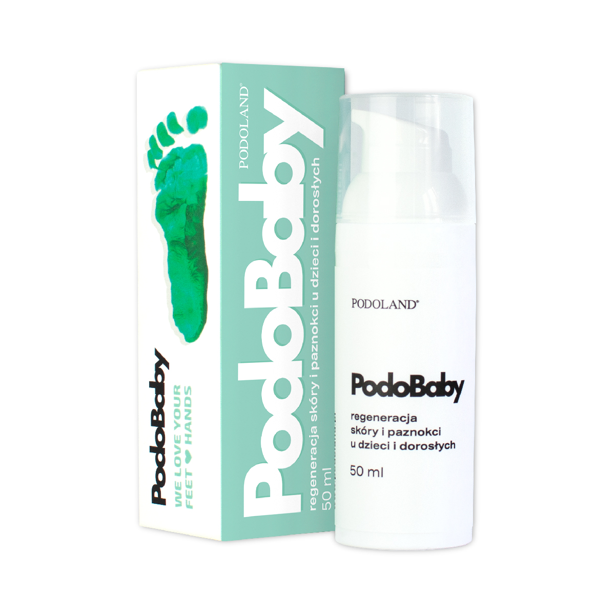 Podoland PodoBaby priemonė odos ir nagų regeneracijai vaikams ir suaugusiems 50ml