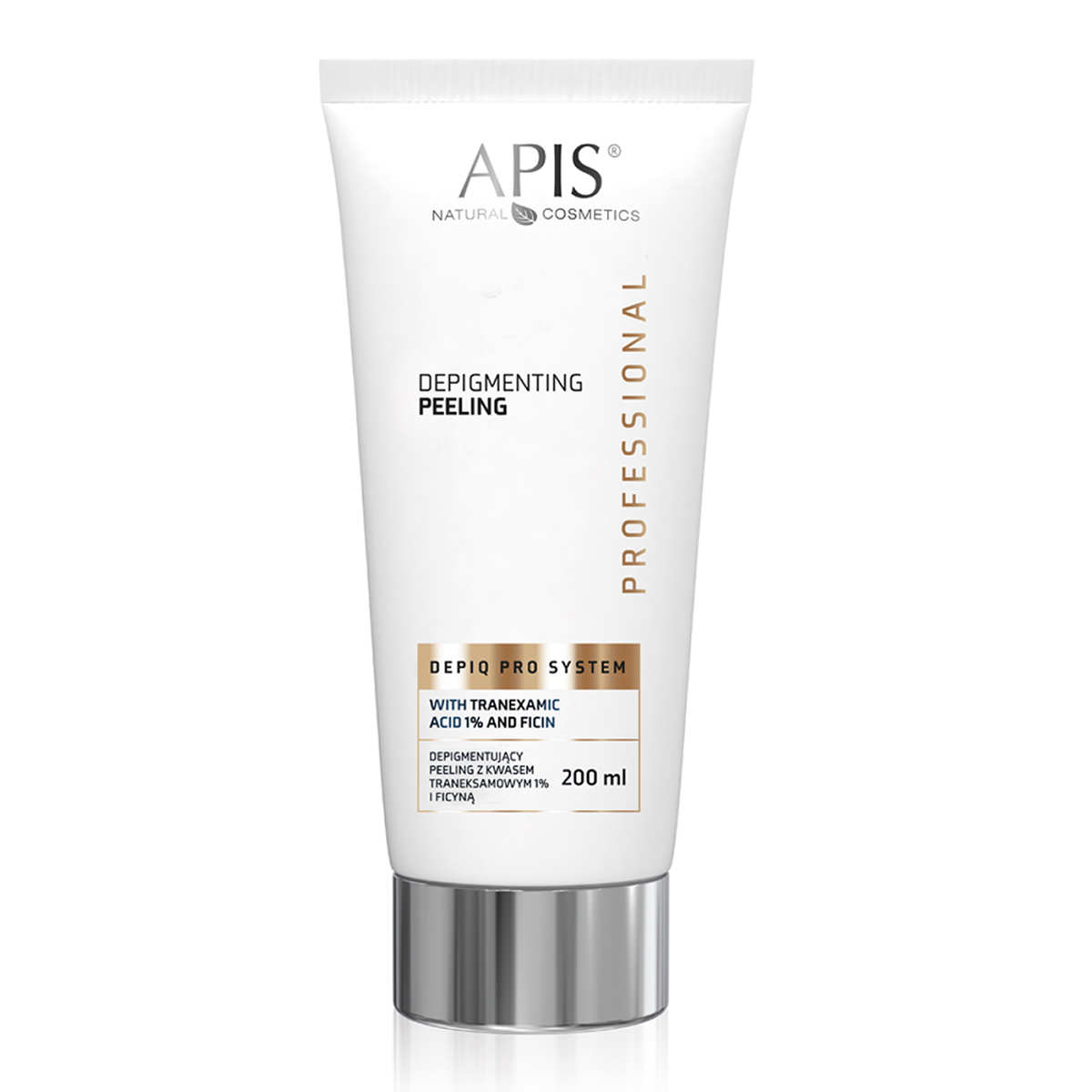 APIS DEPIQ PRO SYSTEM Depigmentuojantis pilingas su 1% tranekzamo rūgštimi ir ficinu, 200 ml