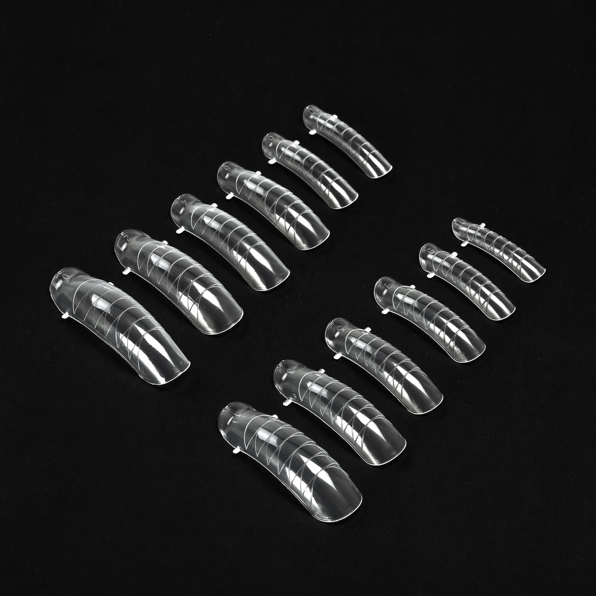 OCHO NAILS - duálne formy hranaté 120ks 