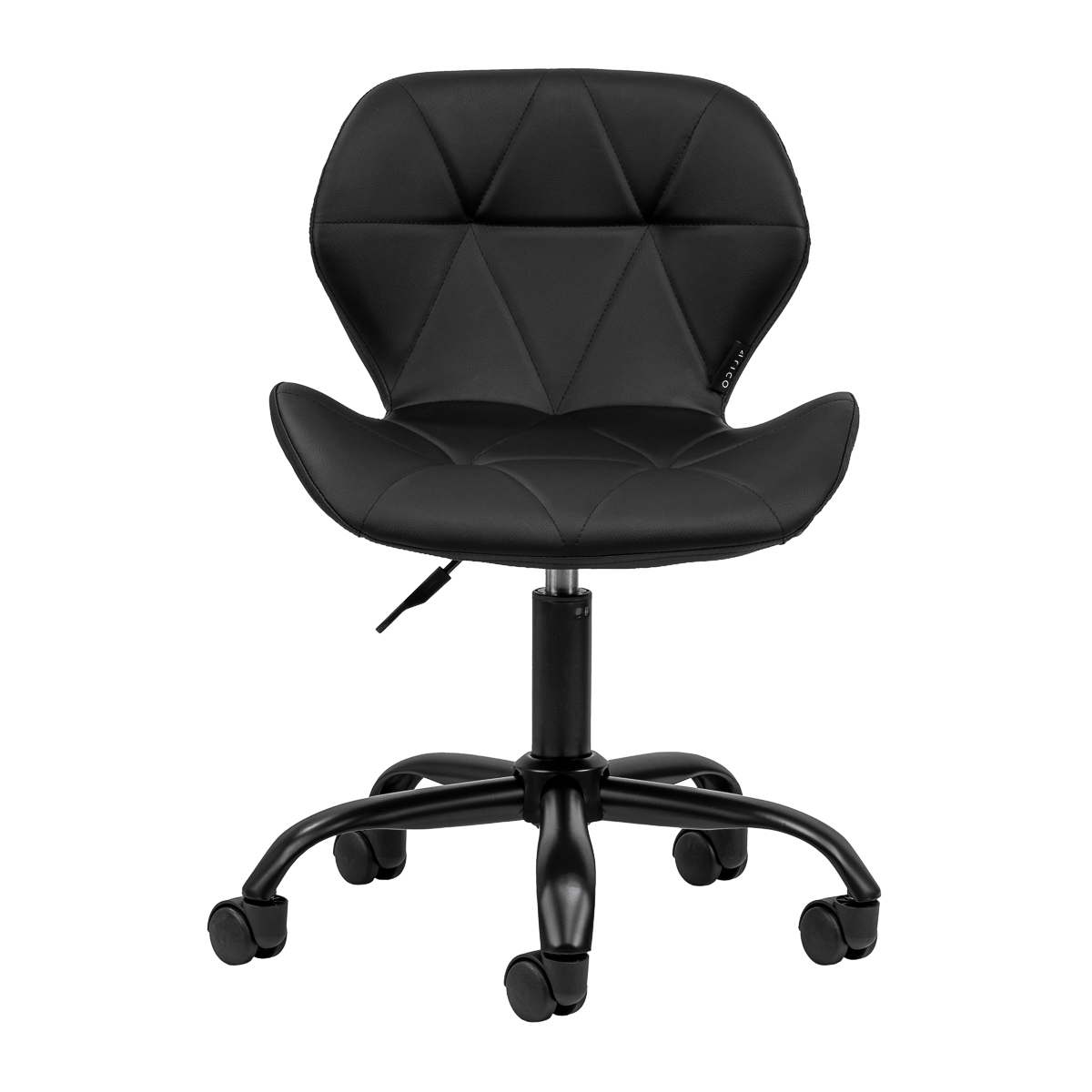 Kozmetická taburetka QS-06B čierno-čierna