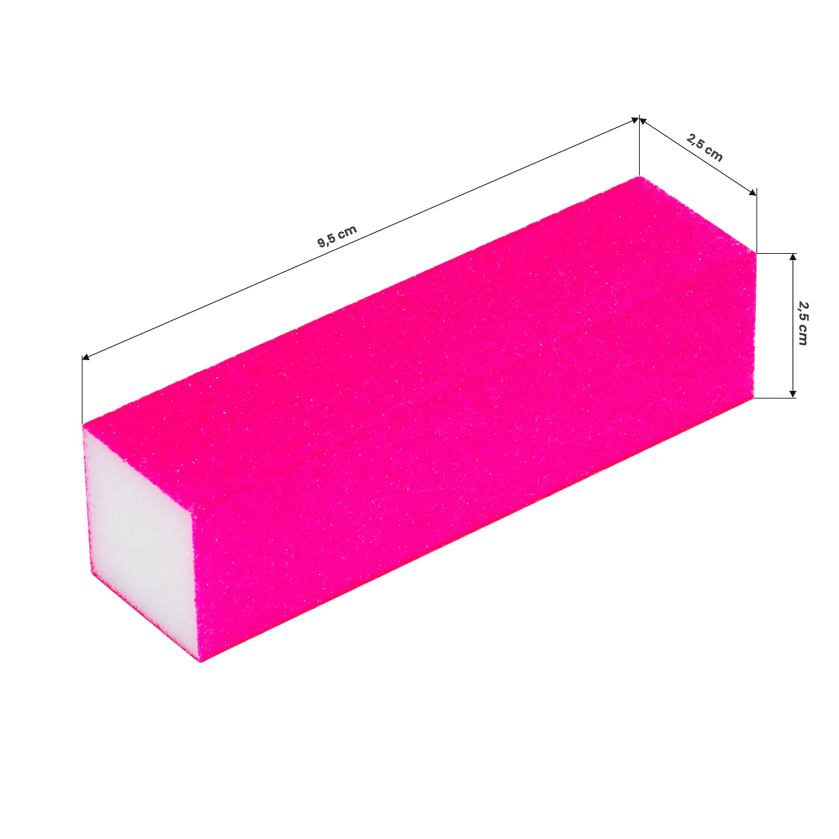 Ocho Nails Blok ružový 1 ks