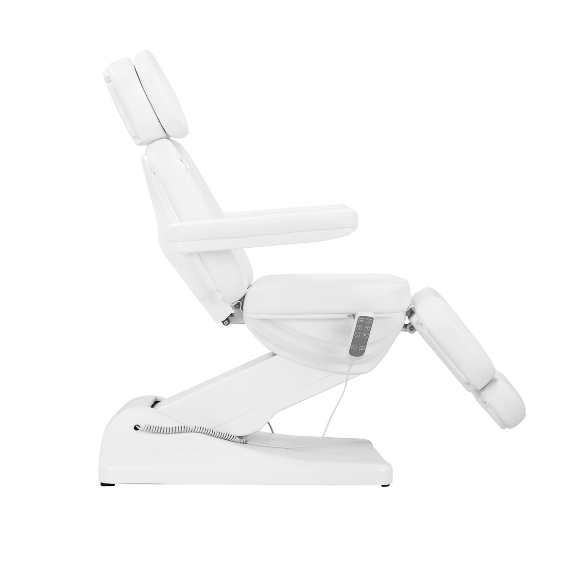 Elektrické kreslo do kozmetiky SILLON Luxury 3 motory biele