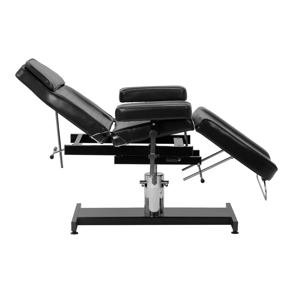 Tetovacie kreslo Pro Ink 210DH s podnožou, čierne