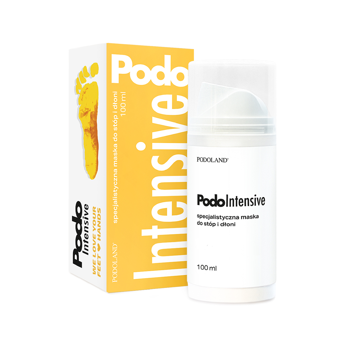 Podoland preparatas PodoIntensive specializuota kaukė pėdoms ir rankoms 100 ml