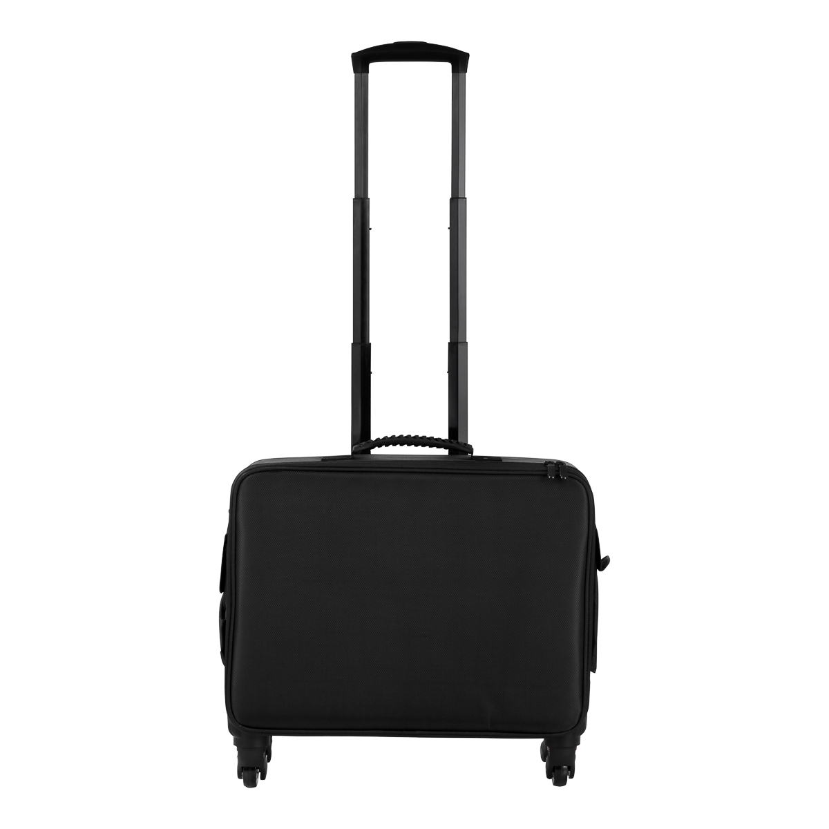 Kadernícky kufor na kolieskach, čierny