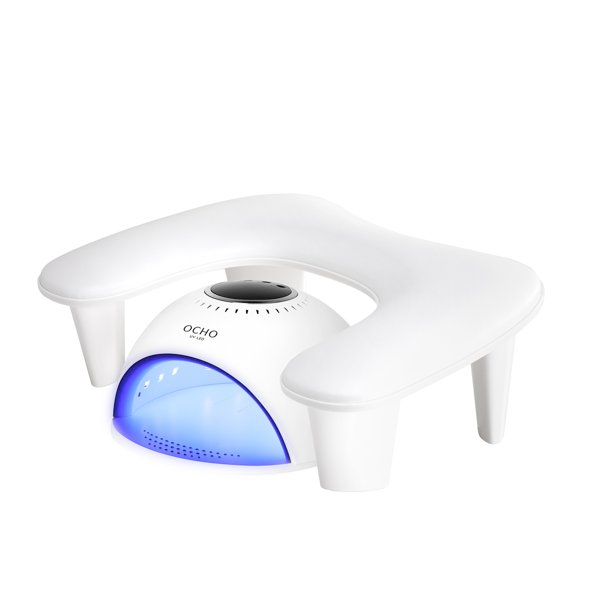 Opierka na manikúru MOMO Croissant, biela