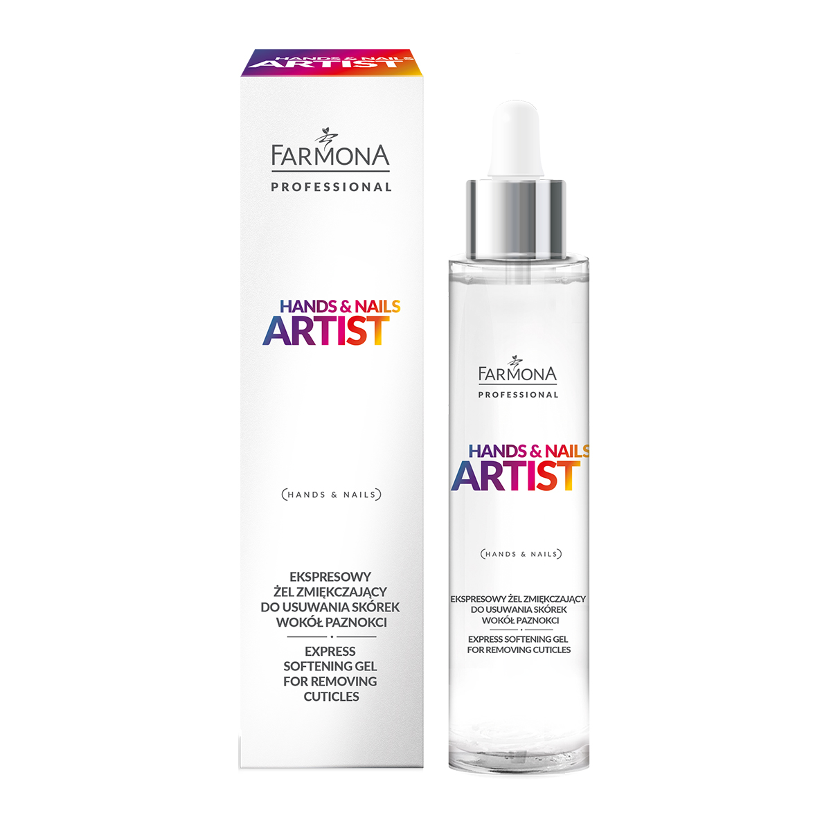 Farmona hands & nails artist ekspresinis minkštinantis gelis odelėms aplink nagus šalinti 50 ml