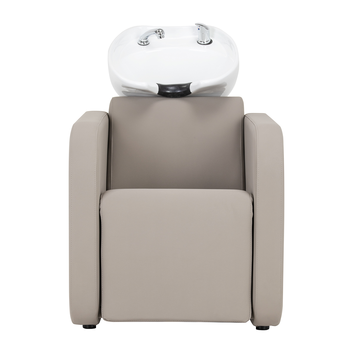Kadernícky umývadlový stojan Gabbiano Sylvia s elektrickou opierkou na nohy, béžový