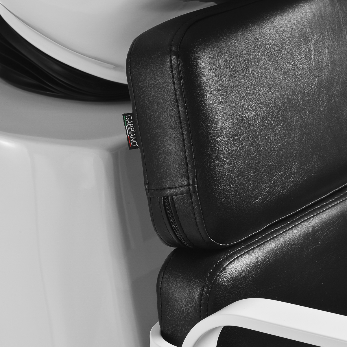 Kadernícka umývacia stanica Gabbiano Porto biela čierna