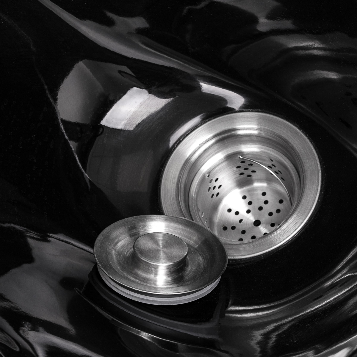 Gabbiano Lucca kadernícka umývacia stanica čierna