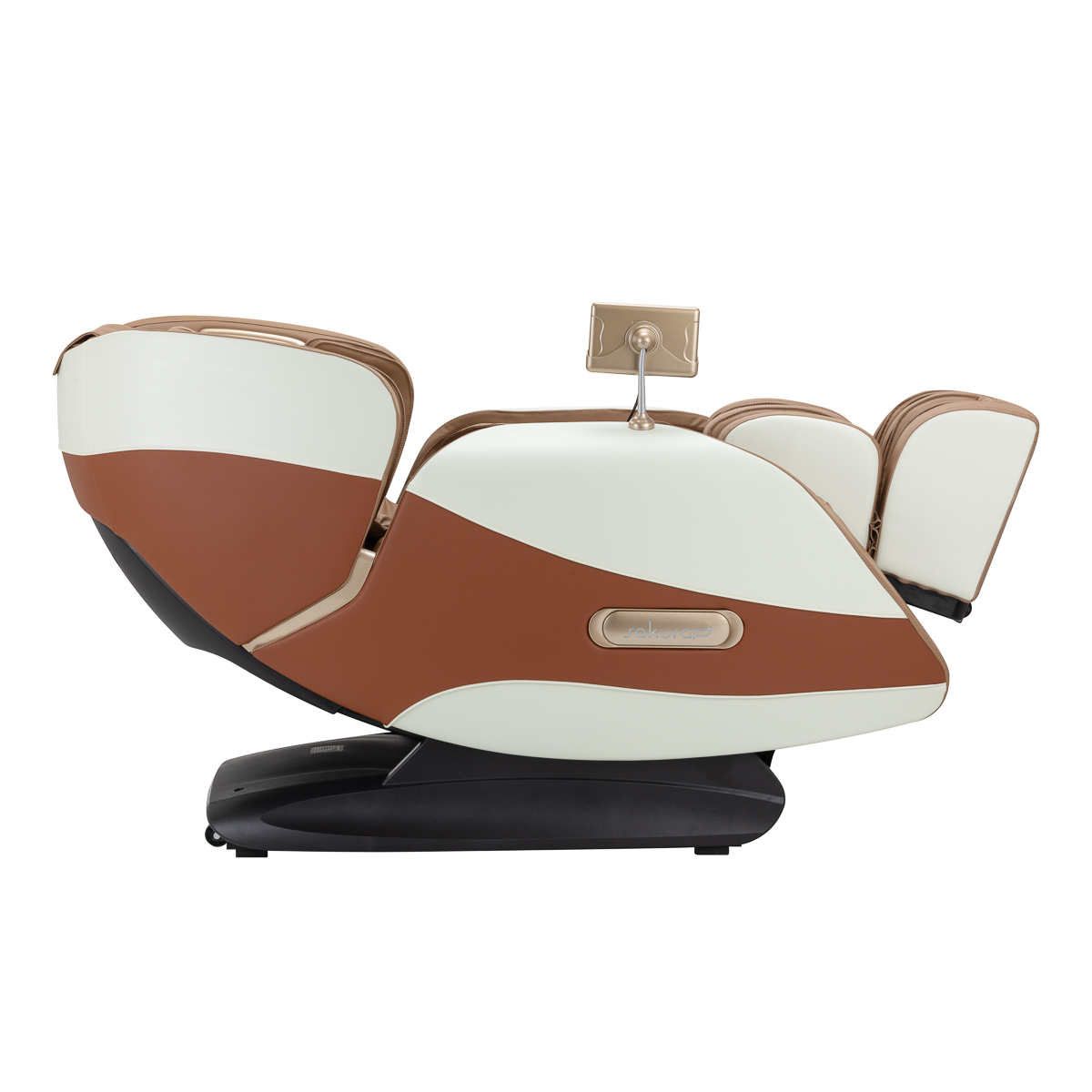 Masážne kreslo Sakura Luxury 808 biele a béžové