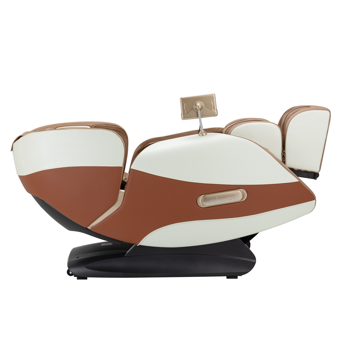 Masážne kreslo Sakura Luxury 808 biele a béžové