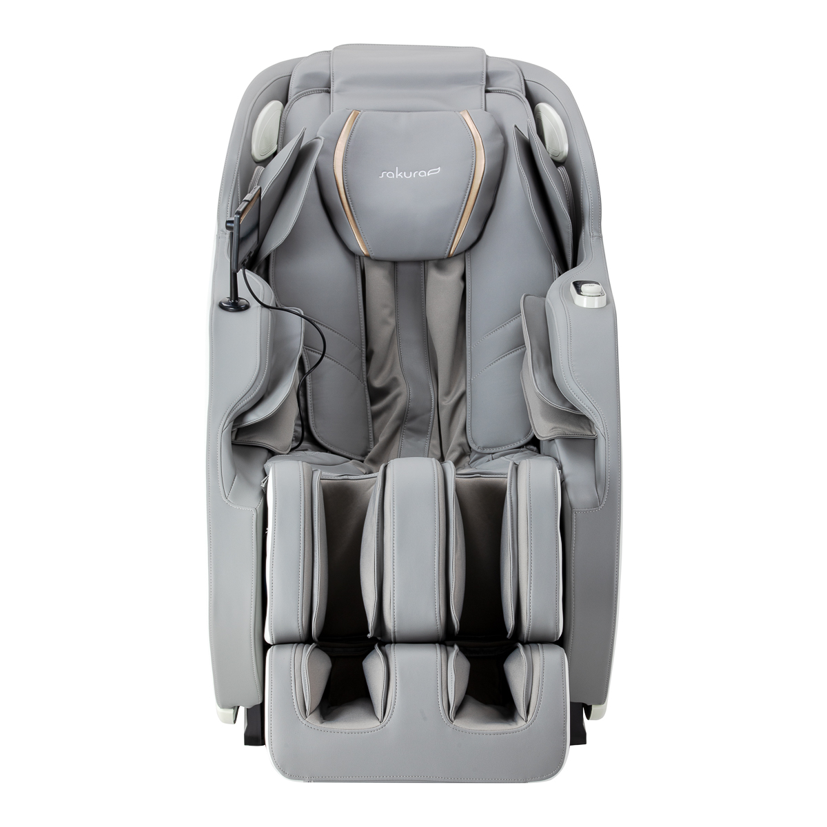 Masážne kreslo Sakura Maximus 809 3D biele a šedé
