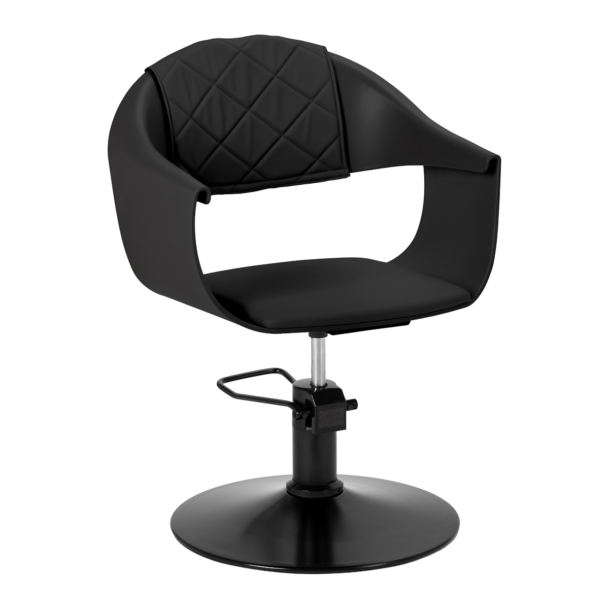 Kadernícke kreslo Hair System Halo noir čierne