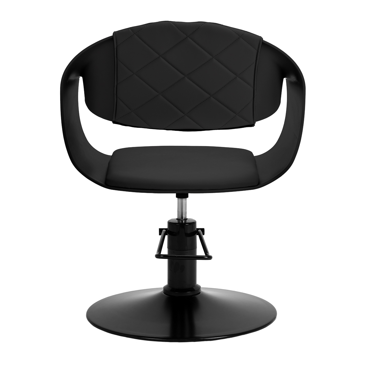 Kadernícke kreslo Hair System Halo noir čierne