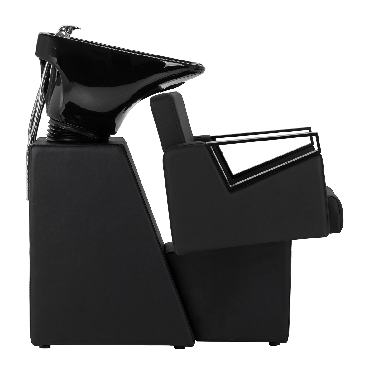 Čierny kadernícka umývacia stanica Hair System Duplex Noir