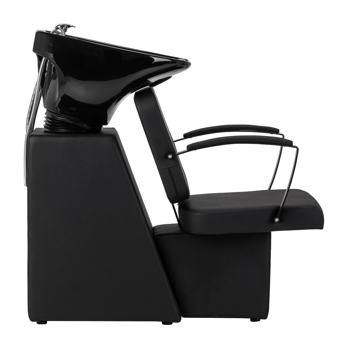 Čierny kadernícka umývacia stanica Hair System Edge Noir
