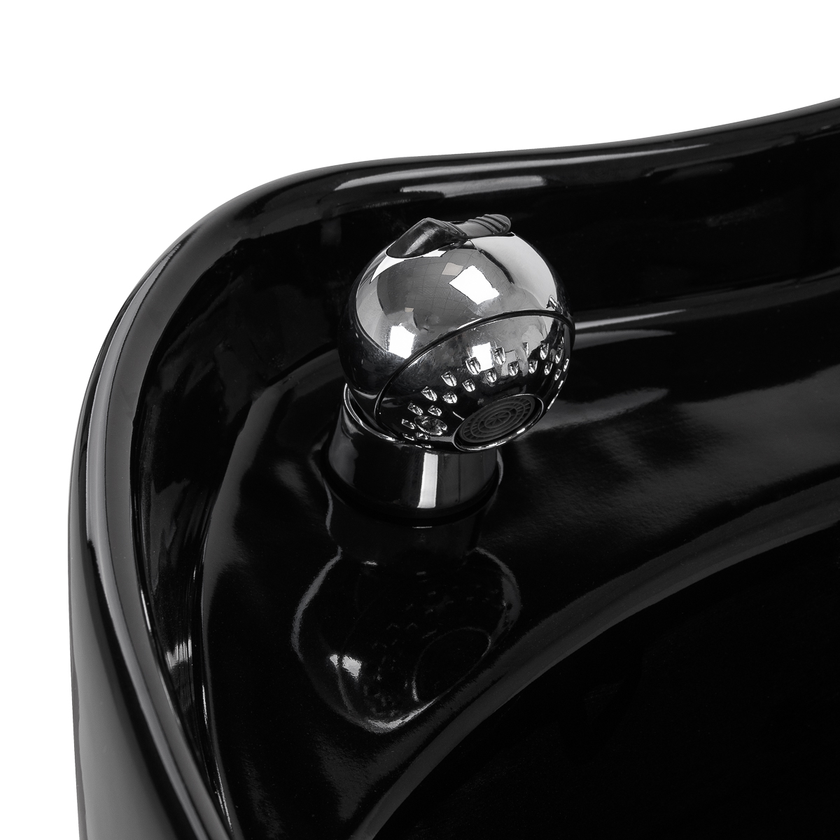 Čierny kadernícka umývacia stanica Hair System Edge Noir