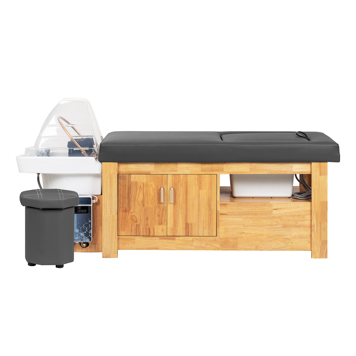 Umývacie kreslo Gabbiano Head Spa Bali, sivé