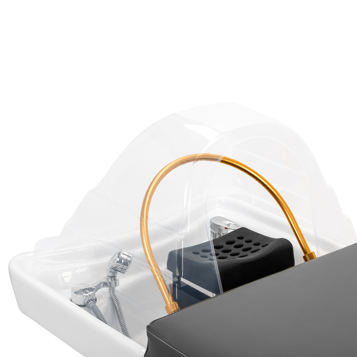 Umývacie kreslo Gabbiano Head Spa Bali, sivé