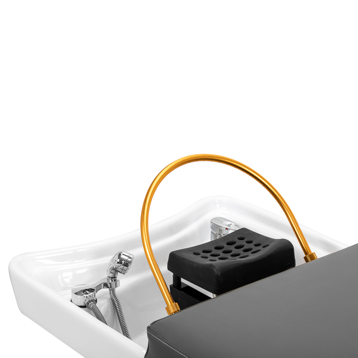 Umývacie kreslo Gabbiano Head Spa Bali, sivé