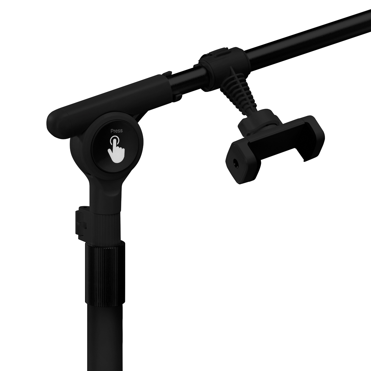 Kozmetická poloblúková lampa GLOW na stojane čierna