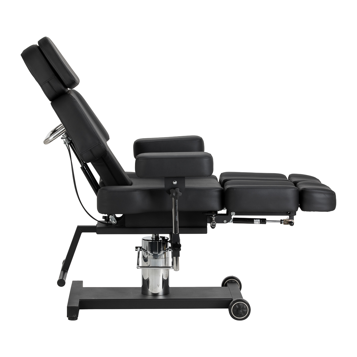 Tetovacie kreslo Pro Ink 605, plynulé nastavenie, čierne