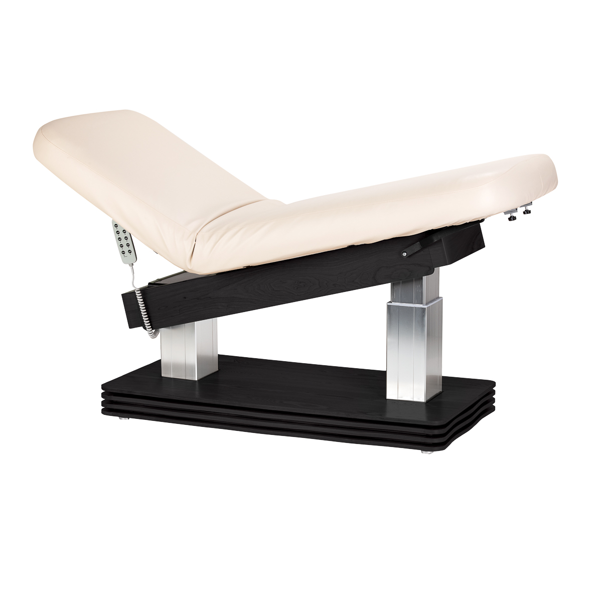 Ležadlo Sillon Comfort SPA, krémové s čiernou základňou