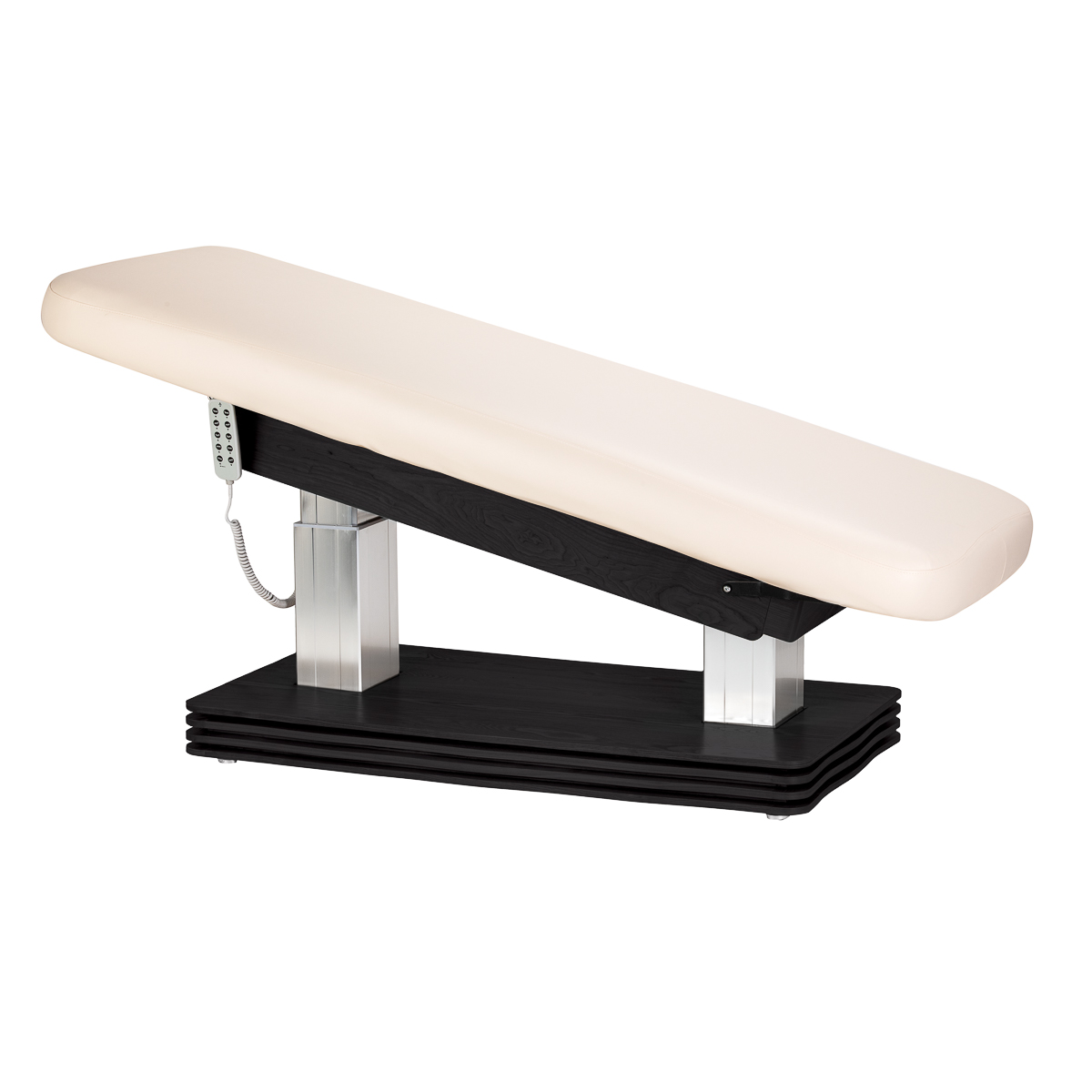 Ležadlo Sillon Comfort SPA, krémové s čiernou základňou