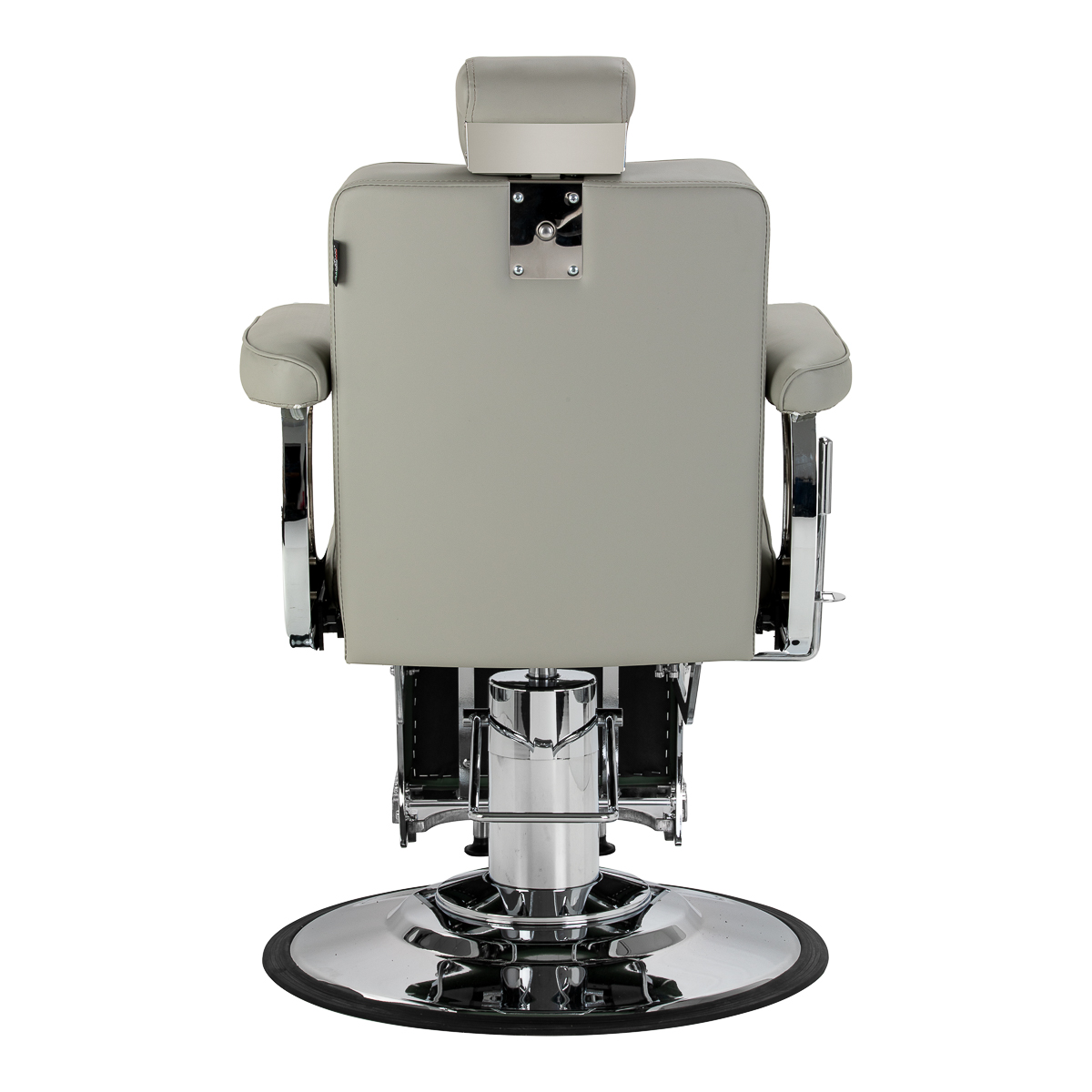 Holičské kreslo Gabbiano Visionerio, sivý chrómový rám