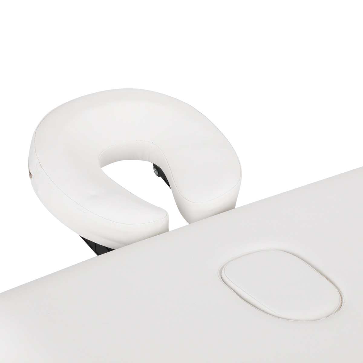 Balance skladací masážny stôl drevený 2 segmenty 190x70 bielý