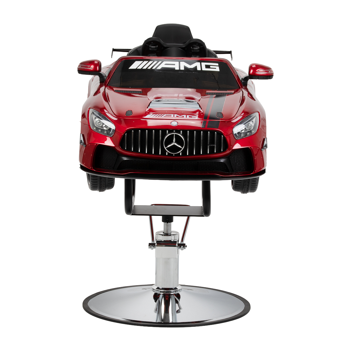 Detské kadernícke kreslo v tvare autíčka Mercedes