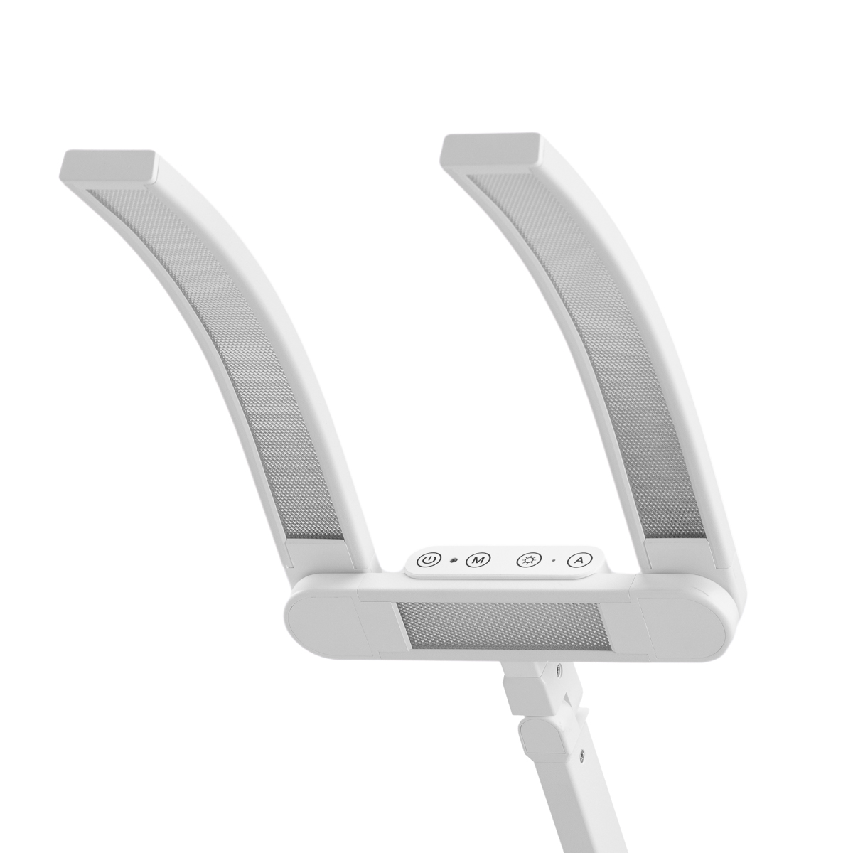 Lampa na manikúru Glow L05, ohnutá pre stolovú dosku, biela