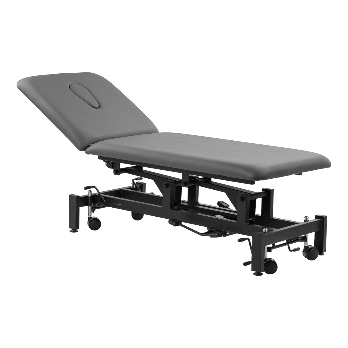 Hydraulický rehabilitačný stôl na masáž a fyzioterapiu Balance Solidum 5 sivý
