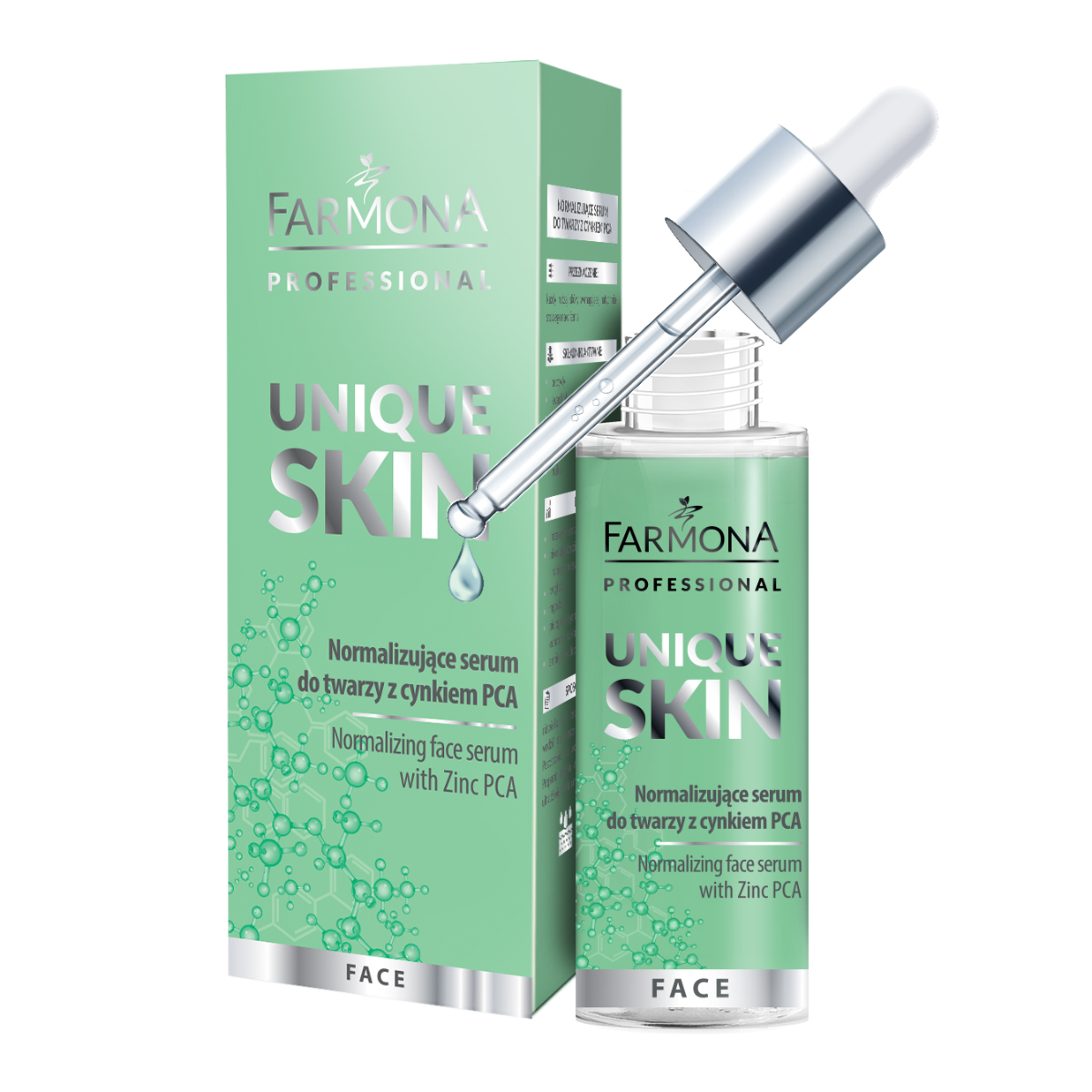 Farmona UNIQUE SKIN veiksmingai normalizuojantis serumas su cinko PCA 30 ml
