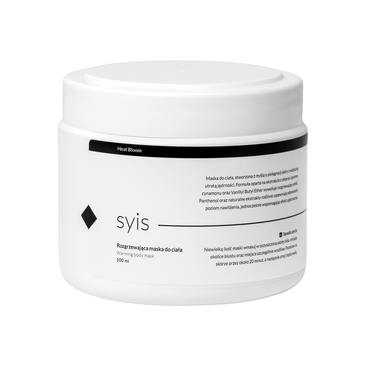Syis Heat Bloom - hrejivá telová maska 500 ml