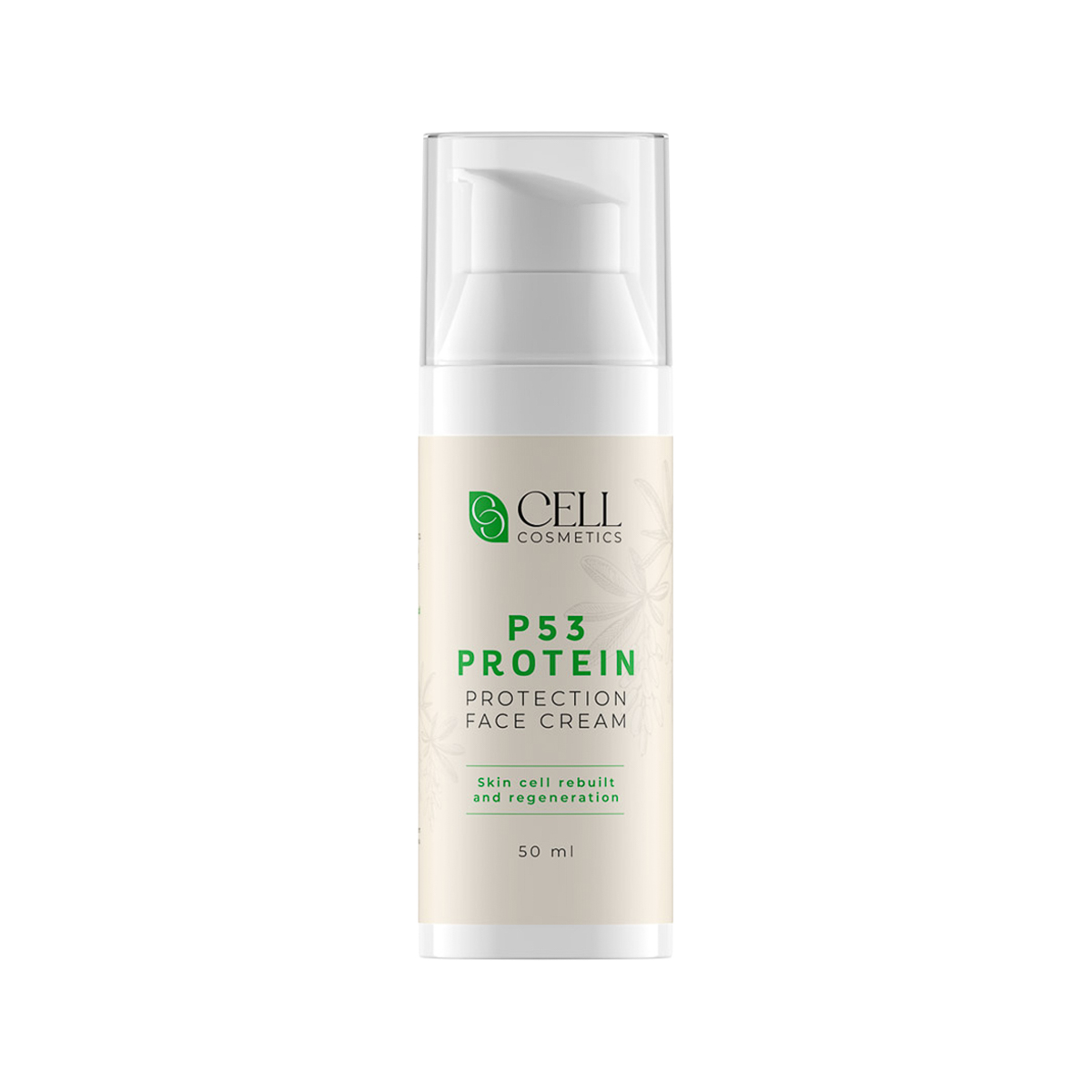 CELL COSMETICS Protection Face Cream – P53 Protein - veido kremas 50 ml