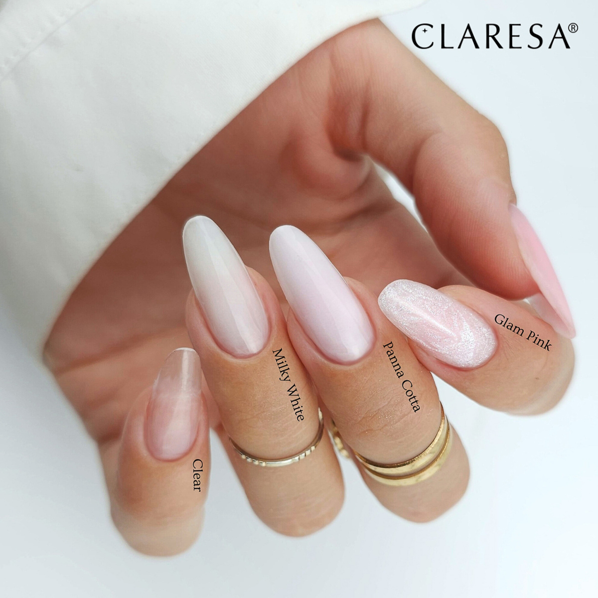 Claresa Hard&Easy Builder Gel – Panna Cotta 45g
